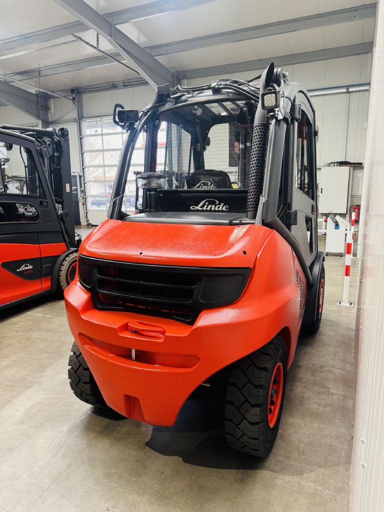 Linde-H 50 D-02/600 EVO 3B Kabine Triplex -Dieselstapler-www.fleischmann-foerdertechnik.de