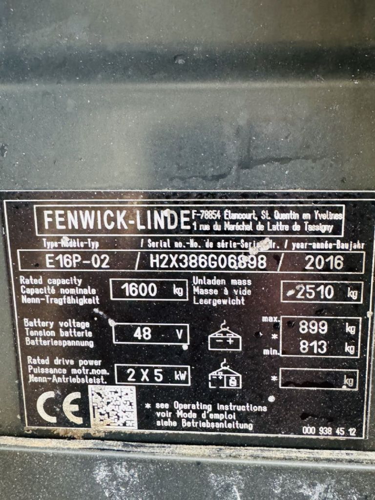 Linde-E 16 P-02 EVO Triplex -Elektro 4 Rad-Stapler-www.fleischmann-foerdertechnik.de