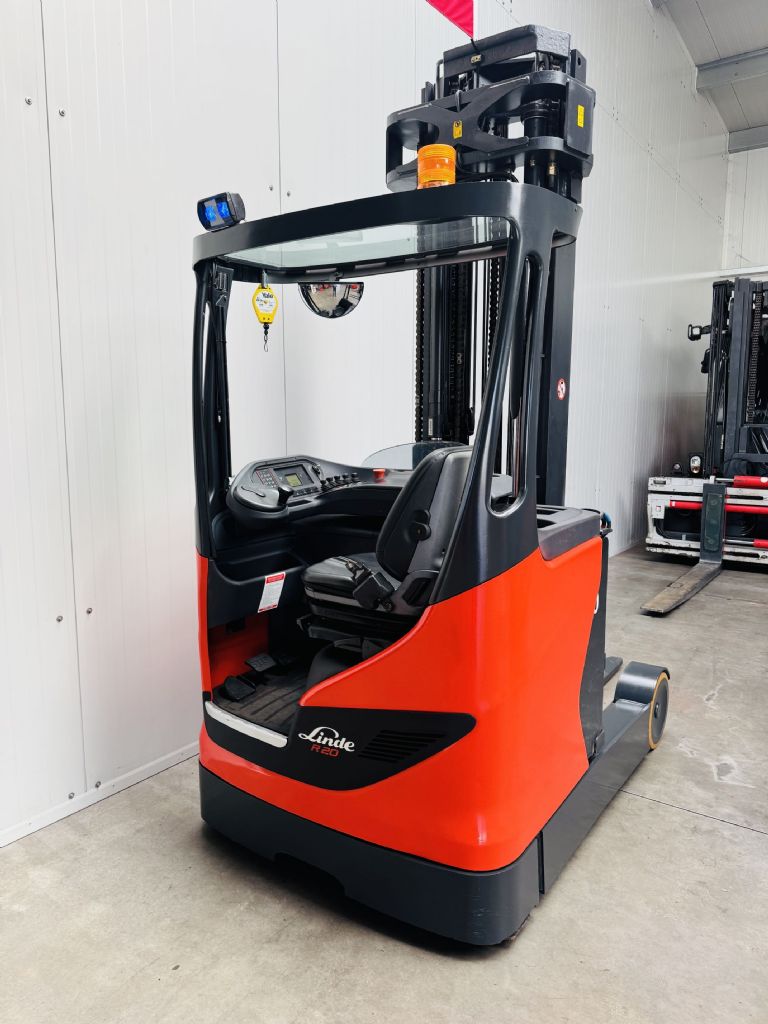 Linde-R 20 -01 Triplex Batterie Bj.20 89%-Schubmaststapler-www.fleischmann-foerdertechnik.de
