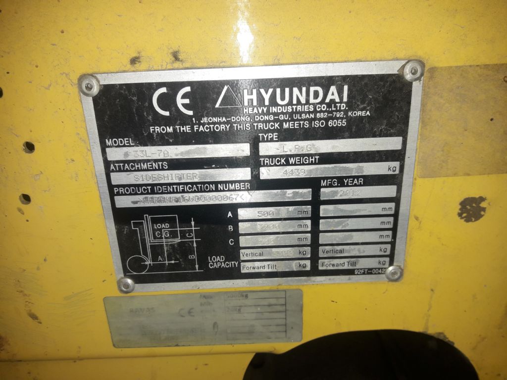 Hyundai 33L-7A Treibgasstapler flurfoerdertechnik-sachsen.de