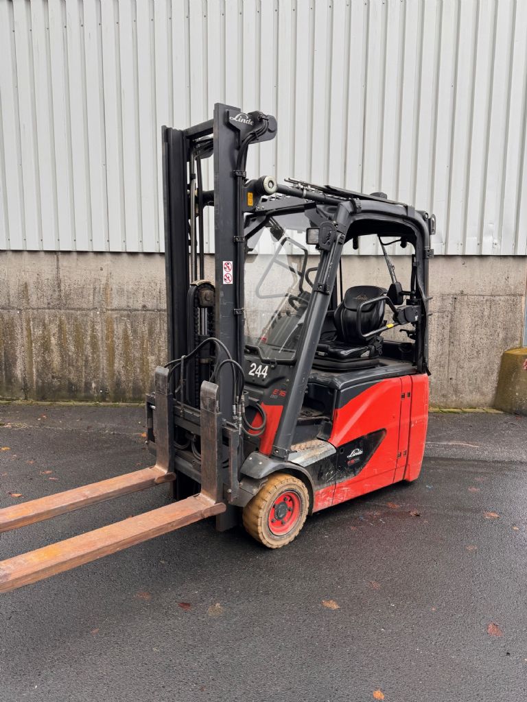 Linde E16H-02 Electric 3-wheel forklift www.fm-foerdertechnik.com