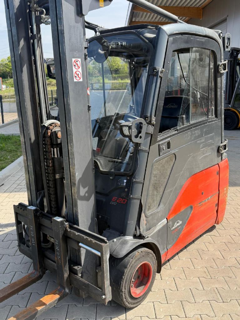 Linde E20L-01 Electric 3-wheel forklift www.fm-foerdertechnik.com