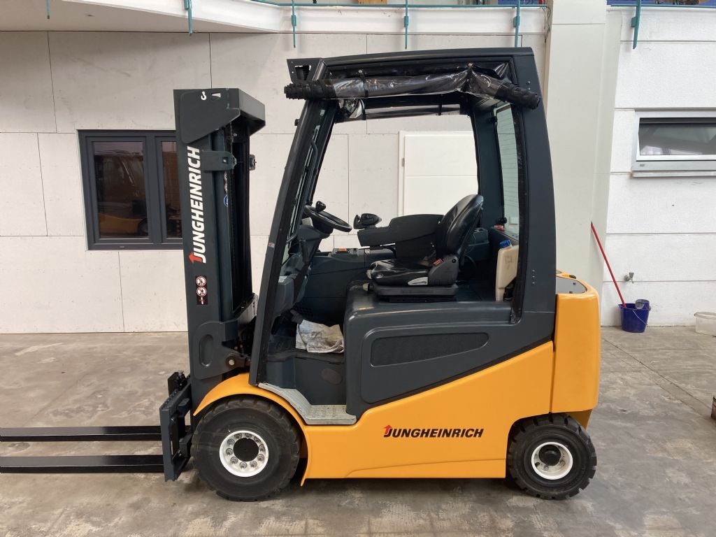 Jungheinrich-EFG 425 K / Batt. 80 % / Container / Waage-Electric 4-wheel forklift-www.forkliftcenter-bremen.de