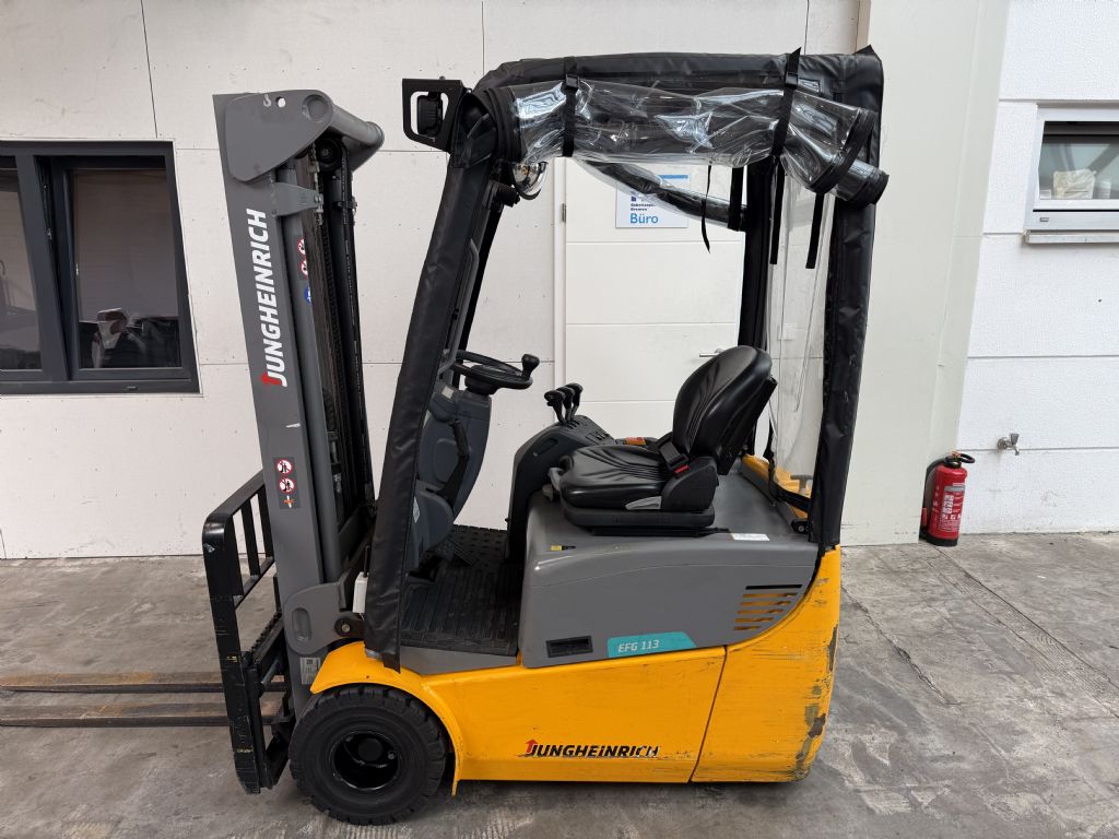 Jungheinrich-EFG 113 SP / 1487 Std. / Gewicht 2950 Kg-Electric 3-wheel forklift-www.forkliftcenter-bremen.de