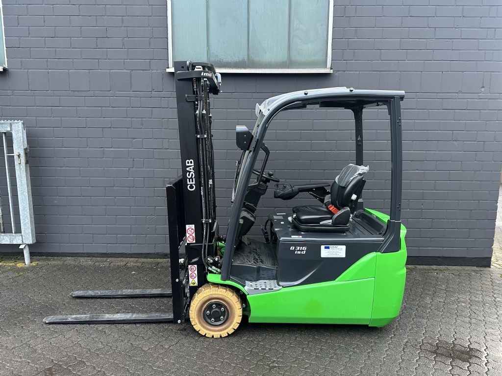 Cesab B316LII Elektro 3 Rad-Stapler www.graf-gabelstapler.de