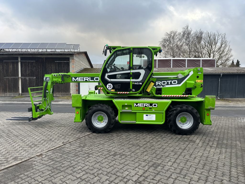 Merlo ROTO 40.16 Teleskopstapler drehbar www.graf-gabelstapler.de
