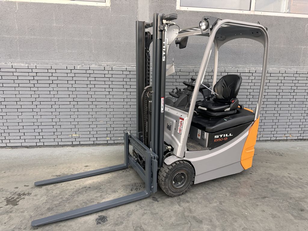 Still RX50-13/Baujahr 2022/ Stunden 2389 / HH 3,16M Duplex Freihub Elektro 3 Rad-Stapler www.gst-logistic.com