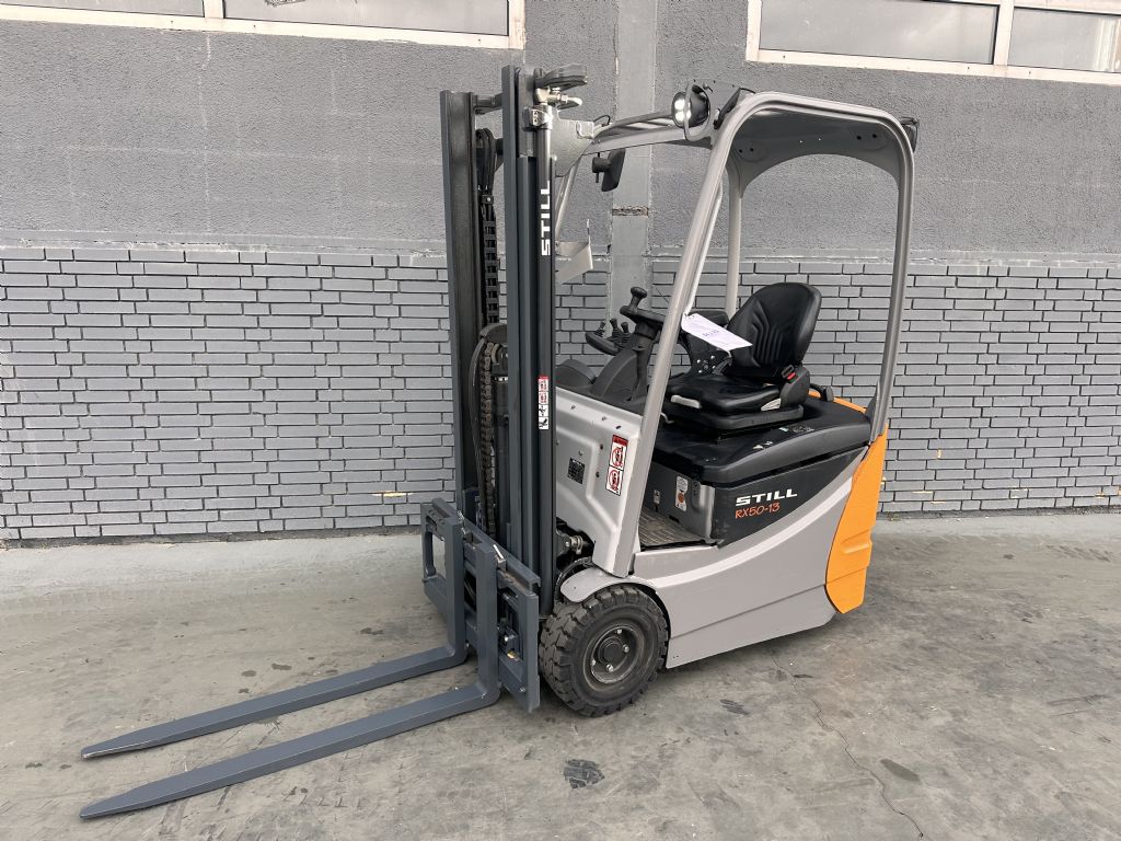 Still RX50-13/Baujahr 2020/ Stunden 4324/ HH 3,16M Duplex Freihub Elektro 3 Rad-Stapler www.gst-logistic.com