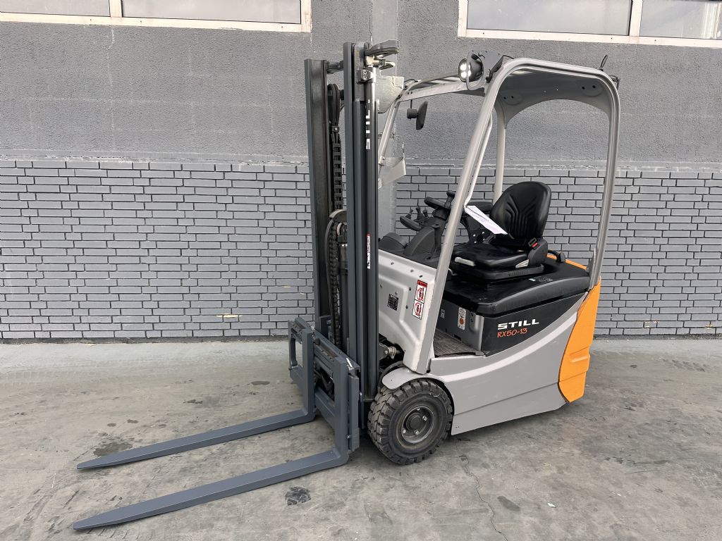 Still RX50-13/Baujahr 2020/ Stunden 3599/ HH 3,16M Duplex Freihub Elektro 3 Rad-Stapler www.gst-logistic.com