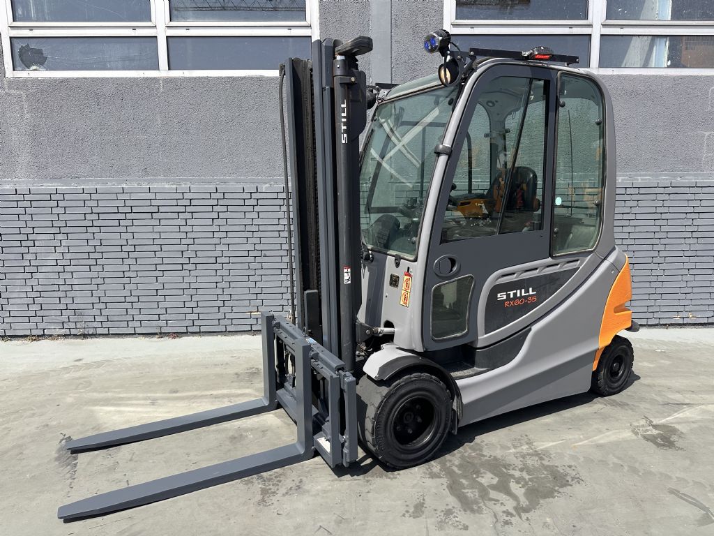 Still RX 60-35/Baujahr 2012/ Stunden 1549/ Akku 2023 Elektro 3 Rad-Stapler www.gst-logistic.com