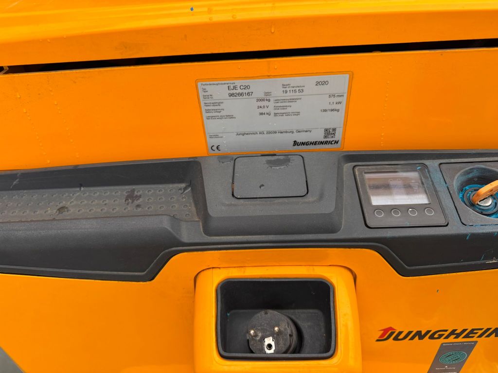 Jungheinrich EJE C 20 Baujahr 2020/Std. 1474 / TOP ZUSTAND / Doppelstock Niederhubwagen www.gst-logistic.com Jungheinrich EJE C 20 Baujahr 2020/Std. 1474 / TOP ZUSTAND / Doppelstock Niederhubwagen www.gst-logistic.com