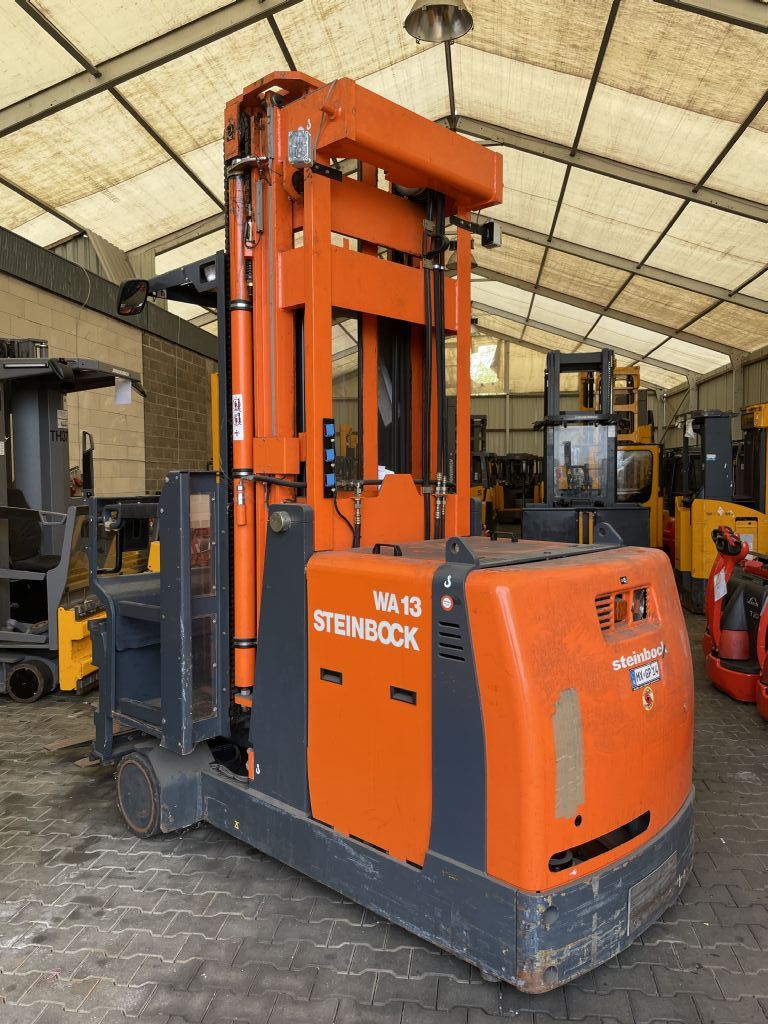 Jungheinrich WA13R  Baujahr 1998 Stunden 13420 HH 5,75M Zusatzhub Mittelhubkommissionierer www.gst-logistic.com