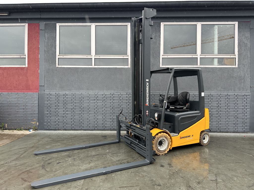 Jungheinrich EFG 430k Baujahr 2013 Akku 2018 / Stunden 4271 / Duplex Elektro 3 Rad-Stapler www.gst-logistic.com
