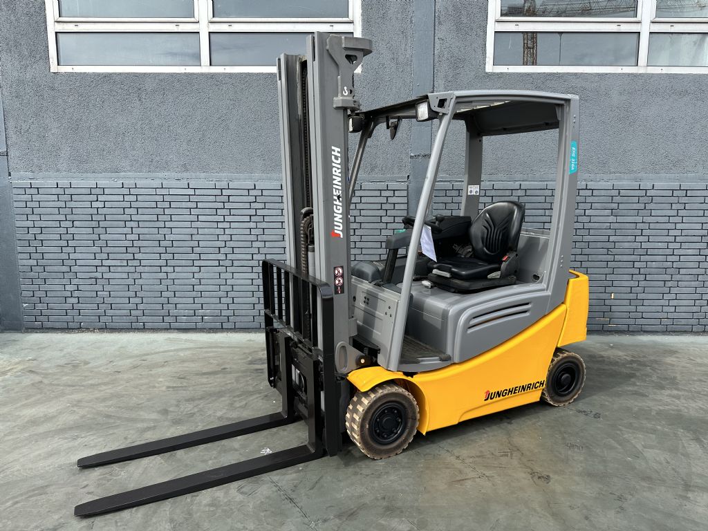 Jungheinrich EFG 316k Baujahr 2017 Stunden 14404 Triplex 5,0 Meter Elektro 4 Rad-Stapler www.gst-logistic.com