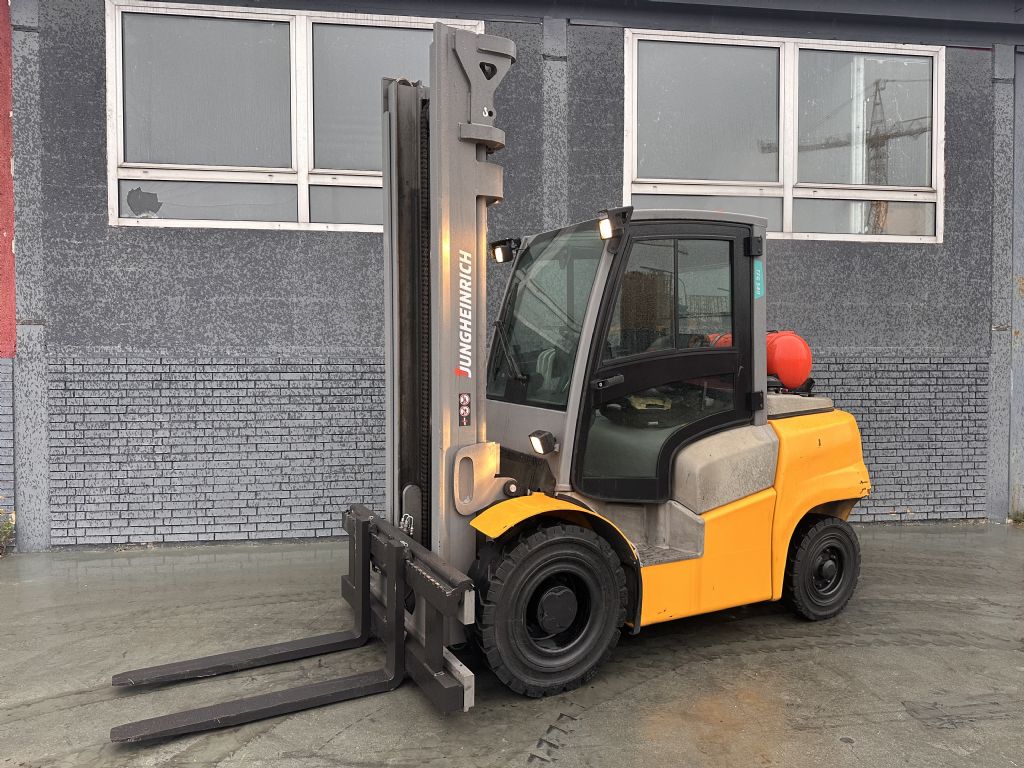 Jungheinrich TFG 540 Baujahr 2017/ Stunden 4101/ HH 4,5M Duplex Treibgasstapler www.gst-logistic.com