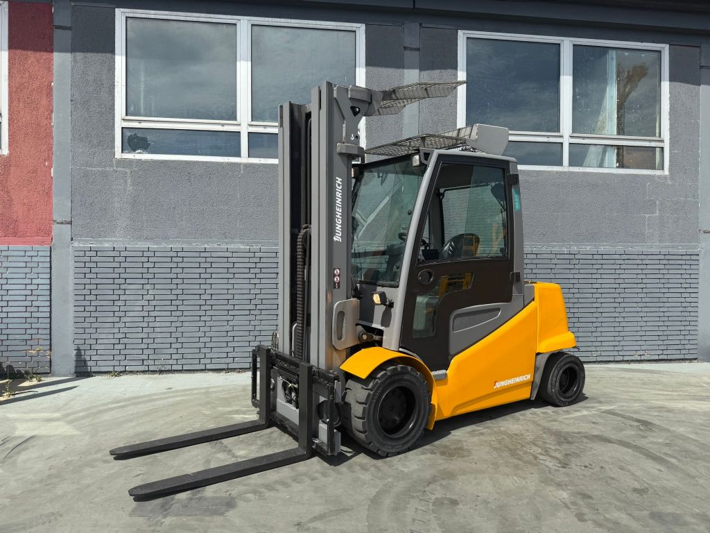 Jungheinrich EFG S 50 Baujahr 2018/ Triplexmast Freihubmast Elektro 4 Rad-Stapler www.gst-logistic.com