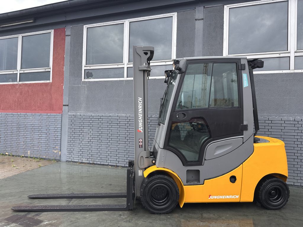 Jungheinrich DFG 435s Baujahr 2018 /Stunden 4210/ Kabine/Duplex Dieselstapler www.gst-logistic.com