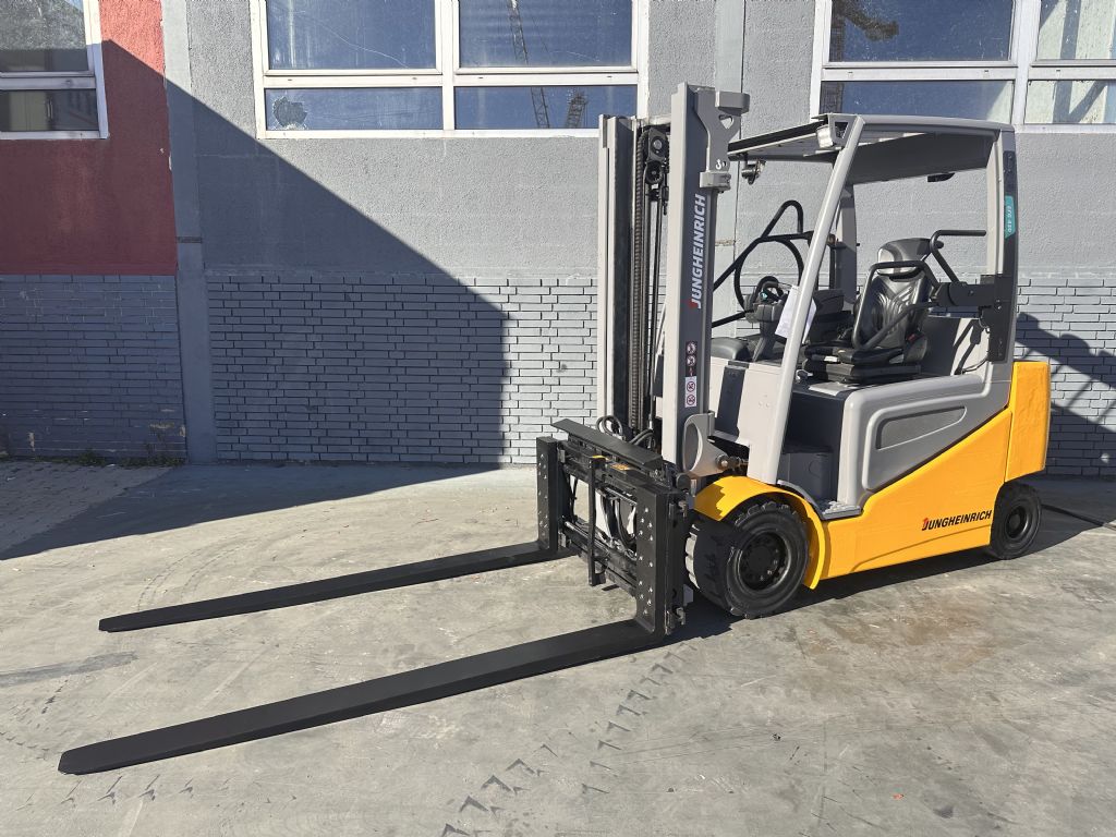 Jungheinrich EFG 430 Baujahr 2019/ Stunden 7771/ Akku NEW 2025 Elektro 4 Rad-Stapler www.gst-logistic.com