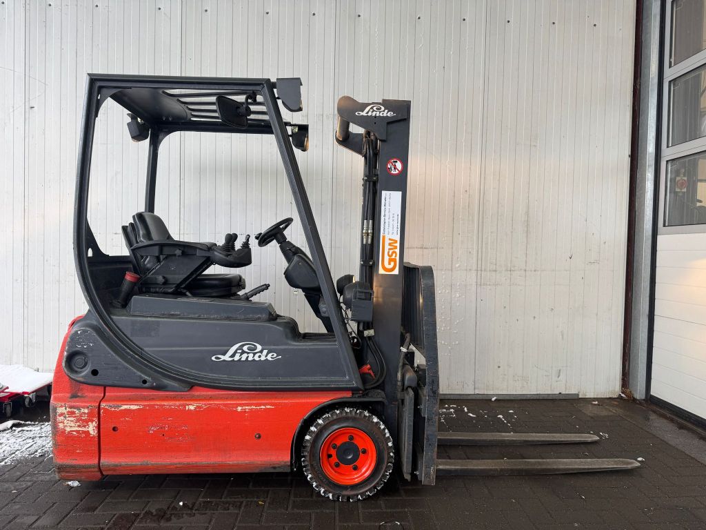 Linde E14-02 Elektro 3 Rad-Stapler www.gsw-vechta.de