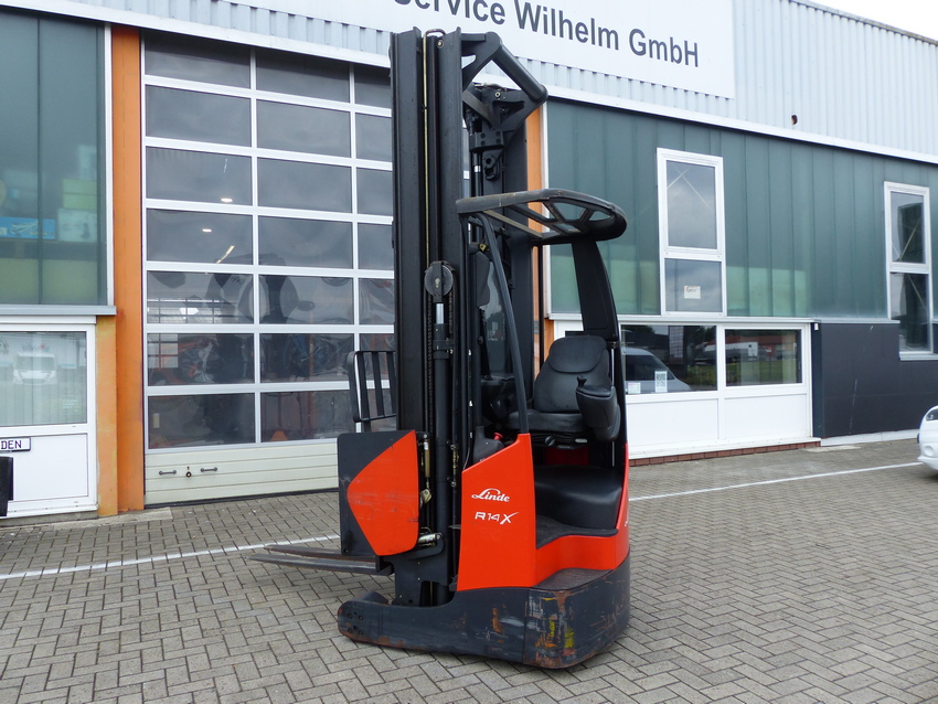 Linde R14X Schubmaststapler www.gsw-vechta.de