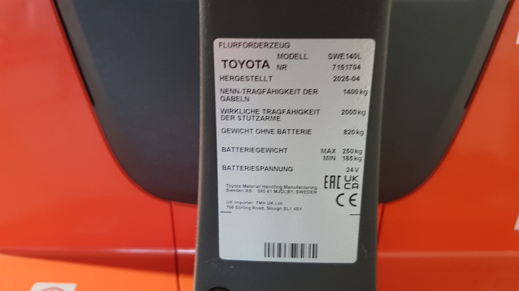 BT SWE140L Hochhubwagen www.heinbockel-gabelstapler.de