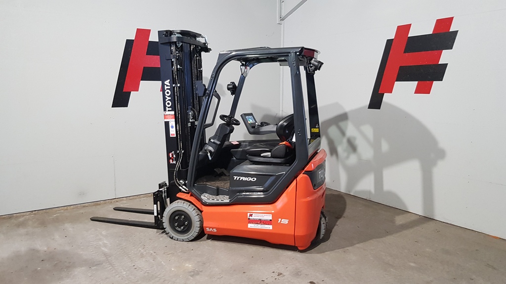 Toyota 9FBE15T Elektro 3 Rad-Stapler www.heinbockel-gabelstapler.de