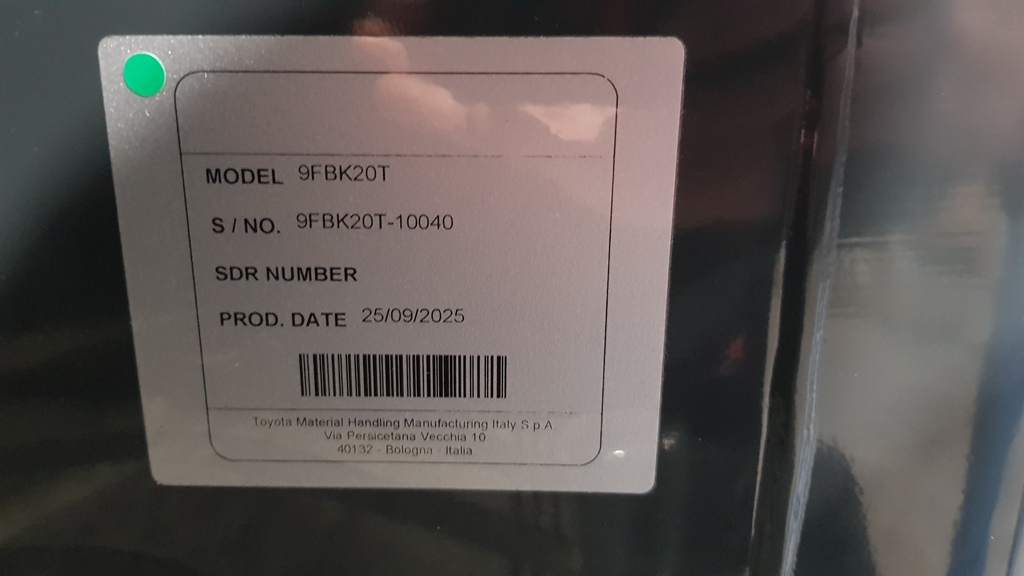 Toyota 9FBK20T Elektro 4 Rad-Stapler www.heinbockel-gabelstapler.de