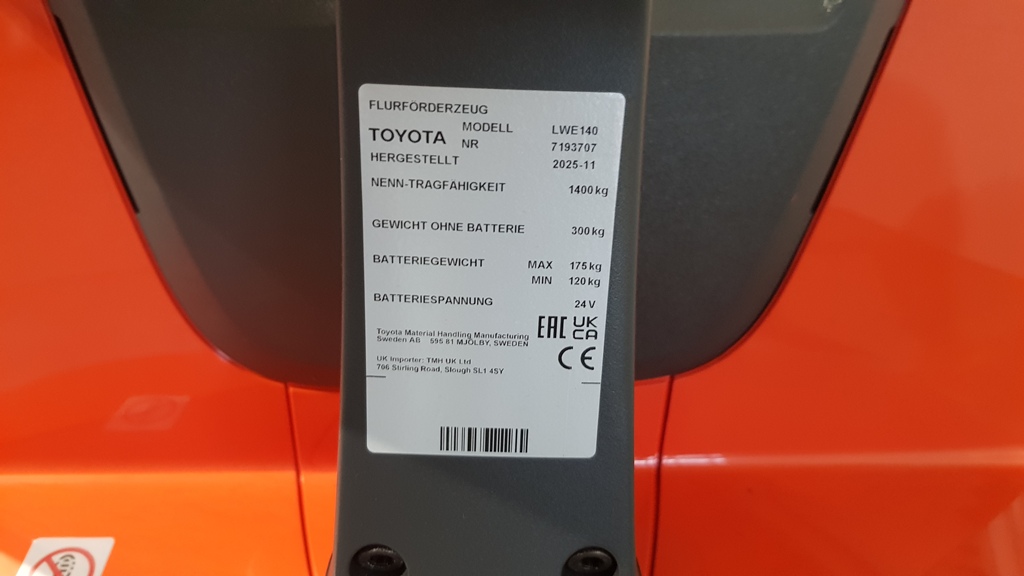 BT LWE140 Niederhubwagen www.heinbockel-gabelstapler.de