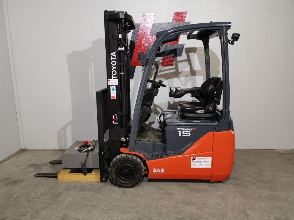 Toyota 8FBE15T Elektro 3 Rad-Stapler www.heinbockel-gabelstapler.de