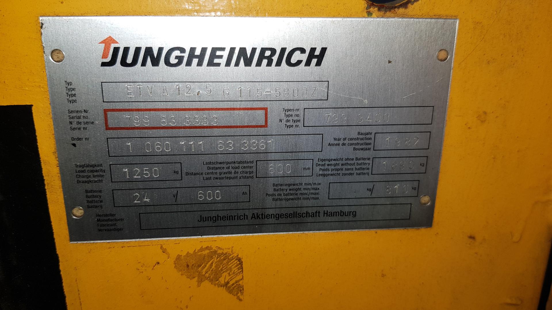 Jungheinrich ETVA12,5 Schubmaststapler www.heinbockel-gabelstapler.de