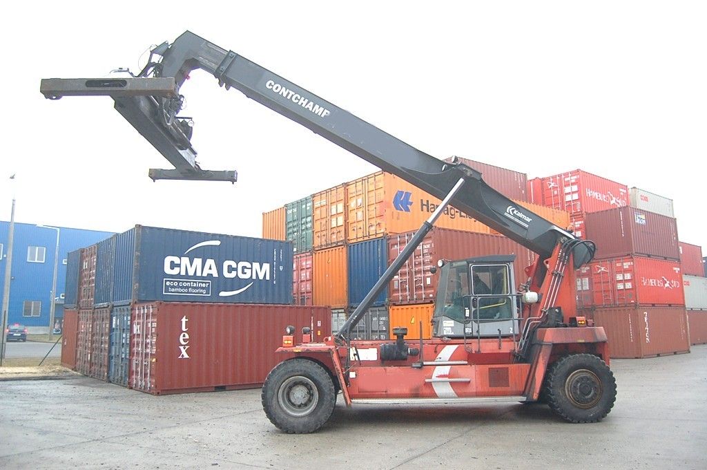 Kalmar DRD100-52-S6 Empty Container Reachstacker www.hinrichs-forklifts.com