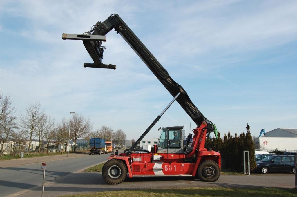 Kalmar DRF100-54S6 Empty Container Reachstacker www.hinrichs-forklifts.com