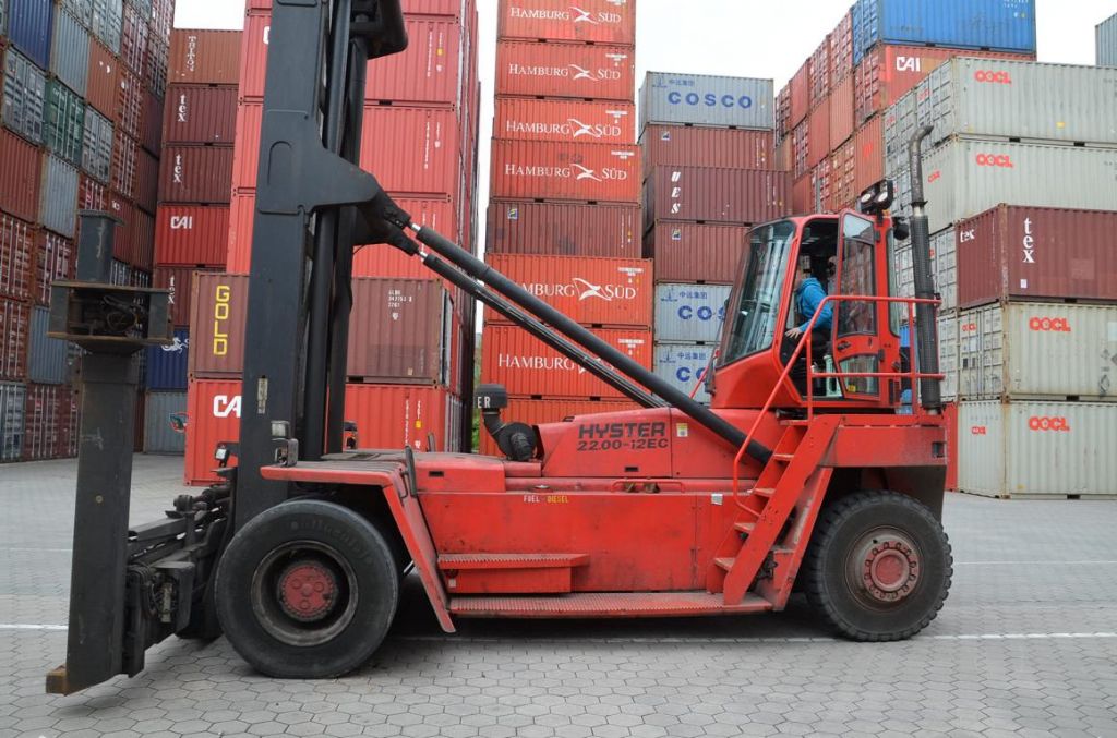 Hyster 22.00XM-12EC Leer Containerstapler www.hinrichs-forklifts.com