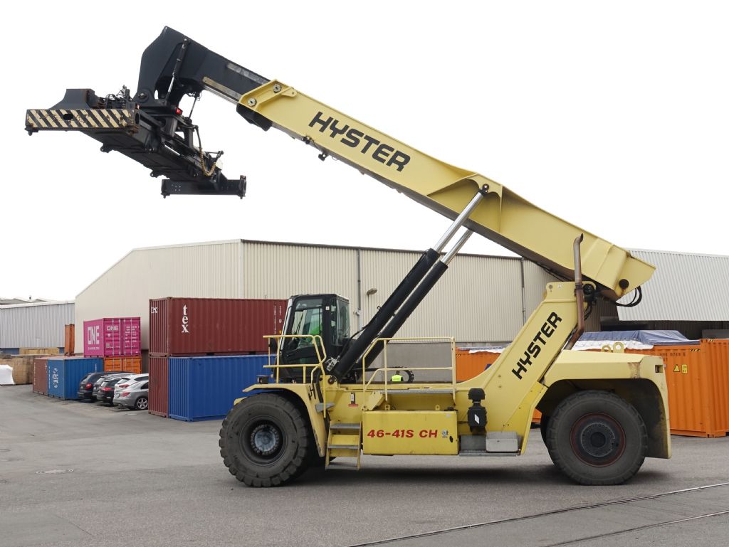 Hyster RS46-41S CH Reach-stacker per container pieni www.hinrichs-forklifts.com