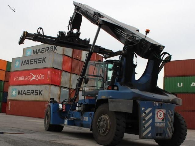 Leer Container Reachstacker-Kalmar-DRG100-54S6