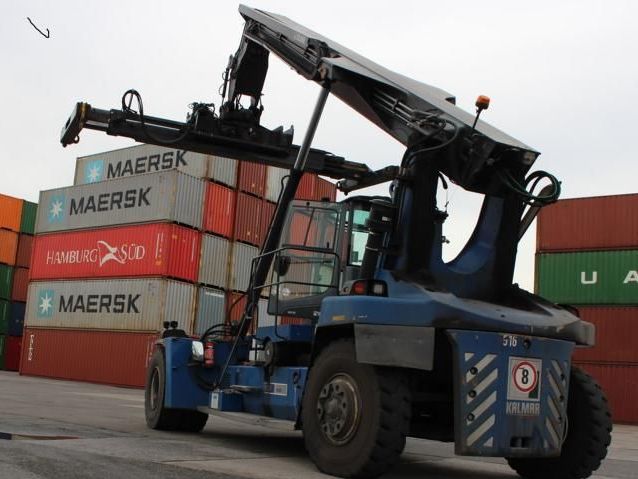 Kalmar DRG100-54S6 Empty Container Reachstacker www.hinrichs-forklifts.com
