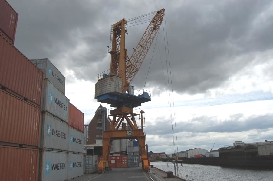 Voll Container Reachstacker-Krups-Krupp Crane