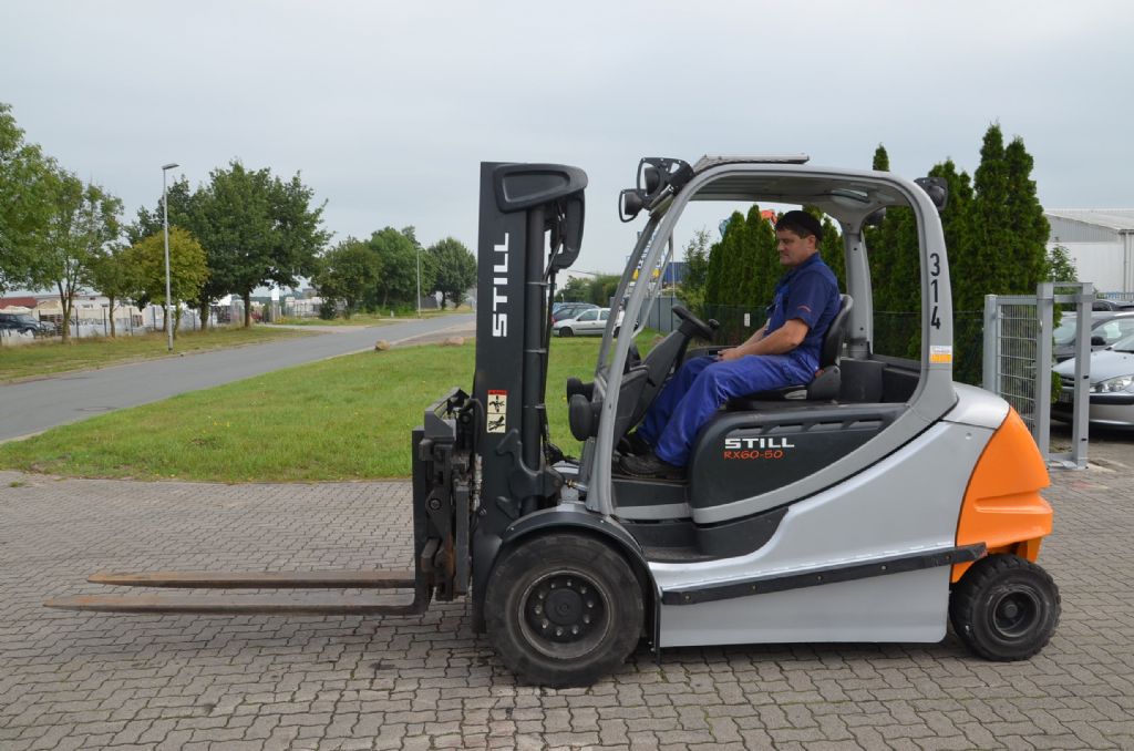 Still RX60-50 Elektro 4 Rad-Stapler www.hinrichs-forklifts.com