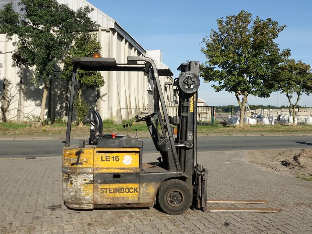 Steinbock Boss LE16MKIV-A-1 Electric 3-wheel forklift www.hinrichs-forklifts.com