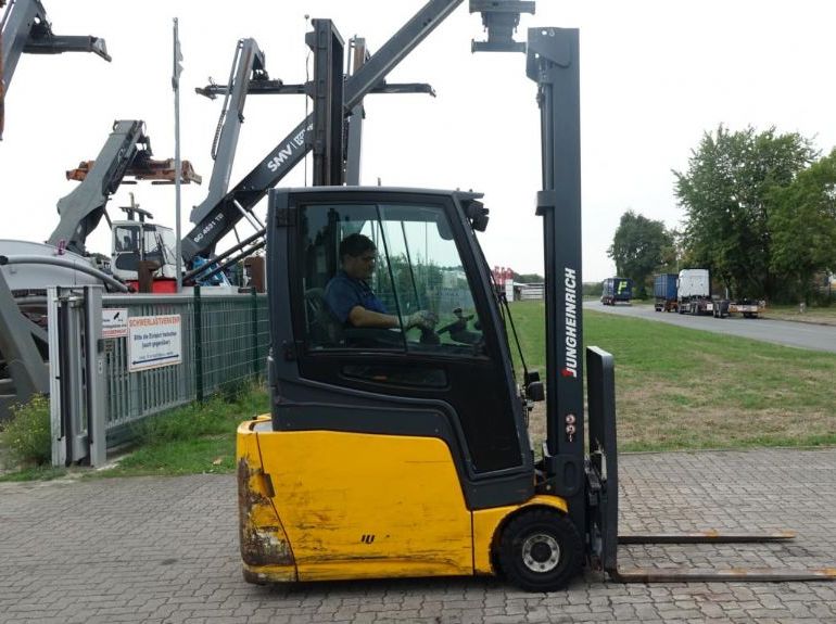 Jungheinrich EFG216GE-120-500ZT Electric 3-wheel forklift www.hinrichs-forklifts.com