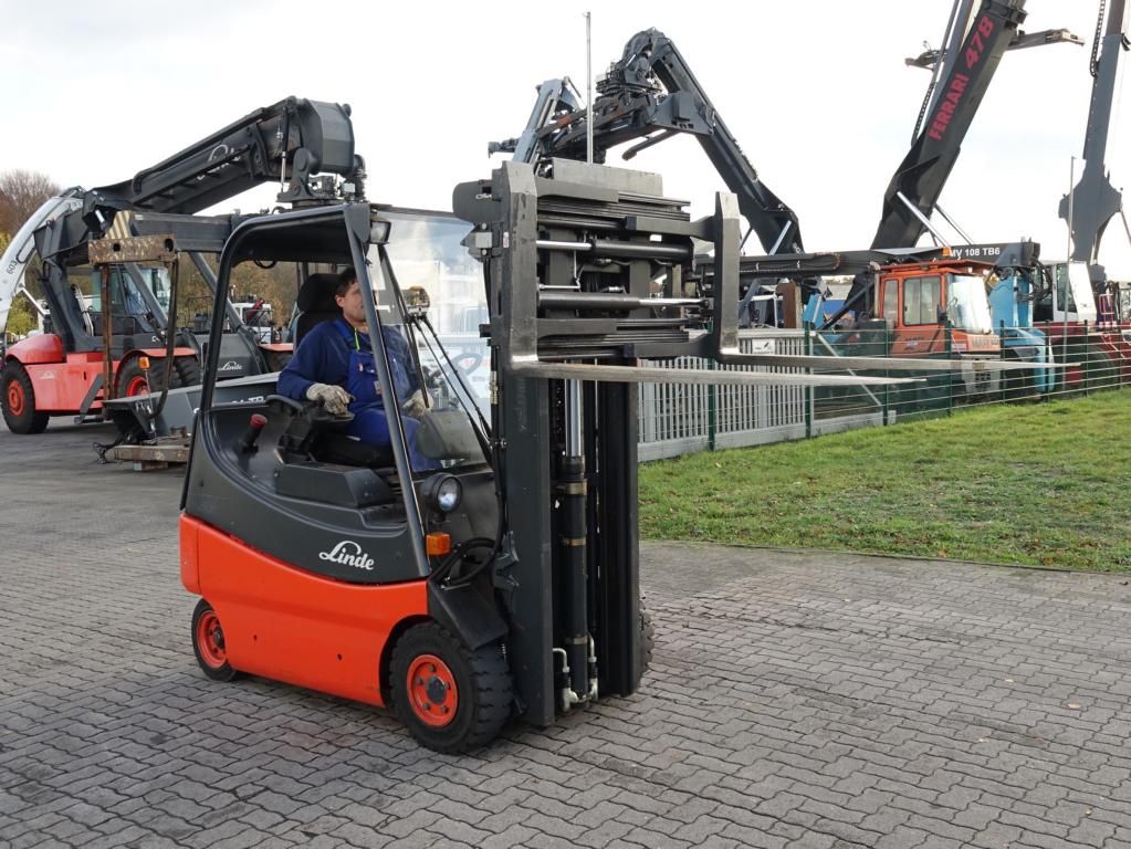Linde E20-02 Electric 4-wheel forklift www.hinrichs-forklifts.com
