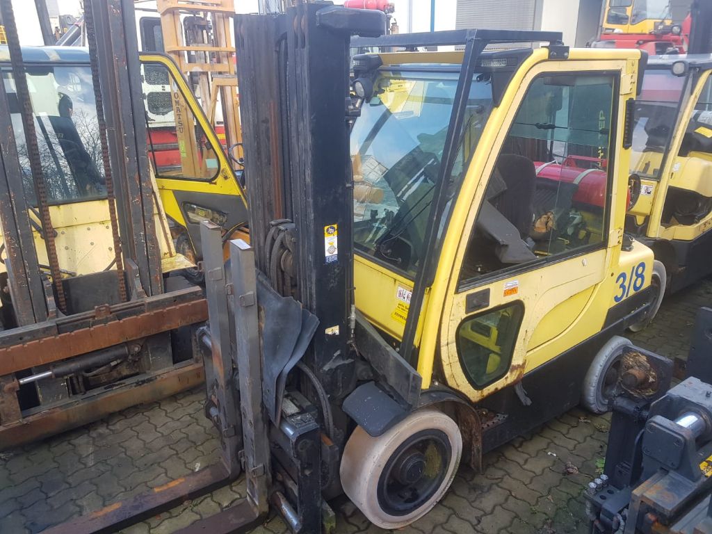 Hyster 5 units defect Hyster forklifts AS IS CONDITION Газовый погрузчик www.hinrichs-forklifts.com