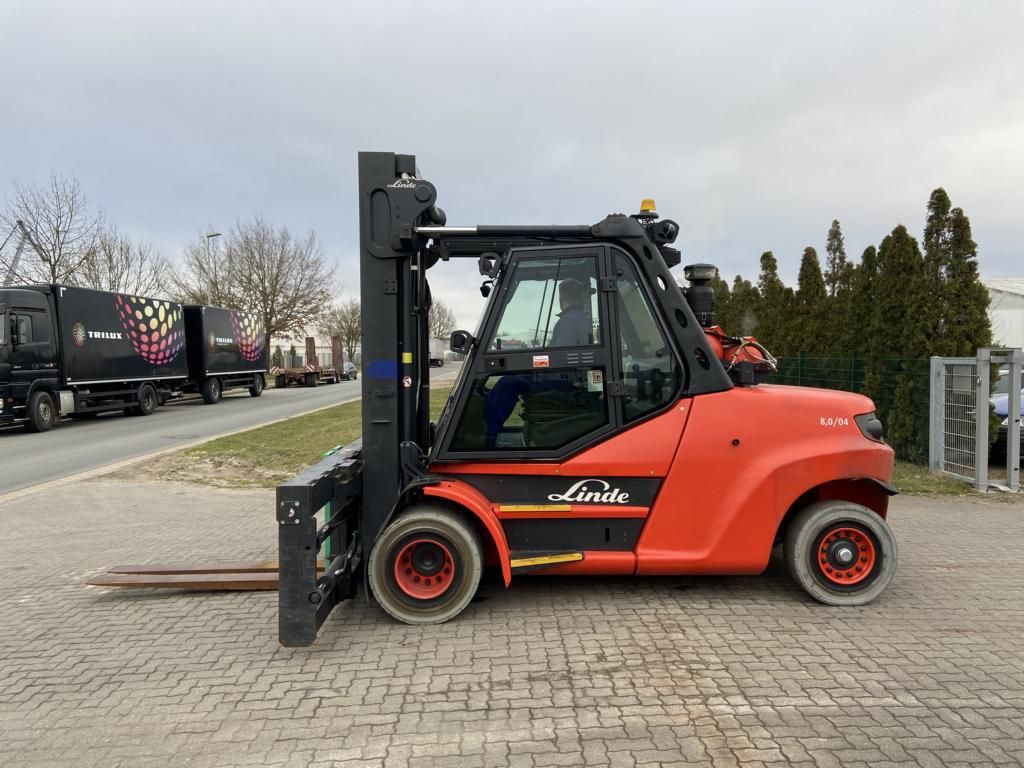 Linde H80T-02-1100 Газовый погрузчик www.hinrichs-forklifts.com