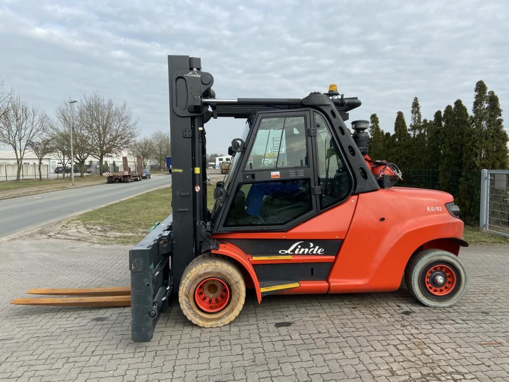 Linde-H80T-02-1100-LPG Forklifts