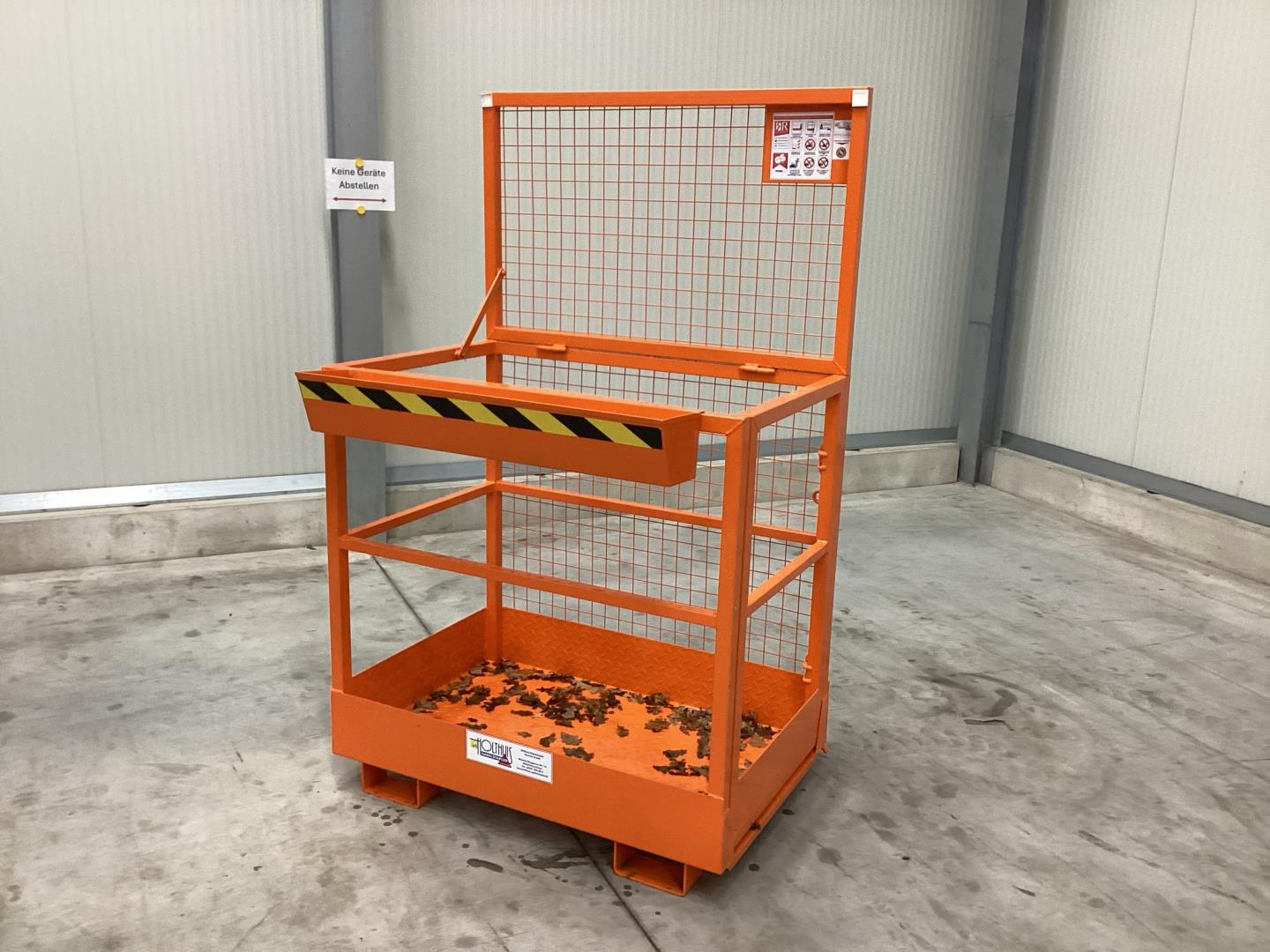  Arbeitskorb RAK  / Orange Personenkorb holthuis-gabelstapler.de