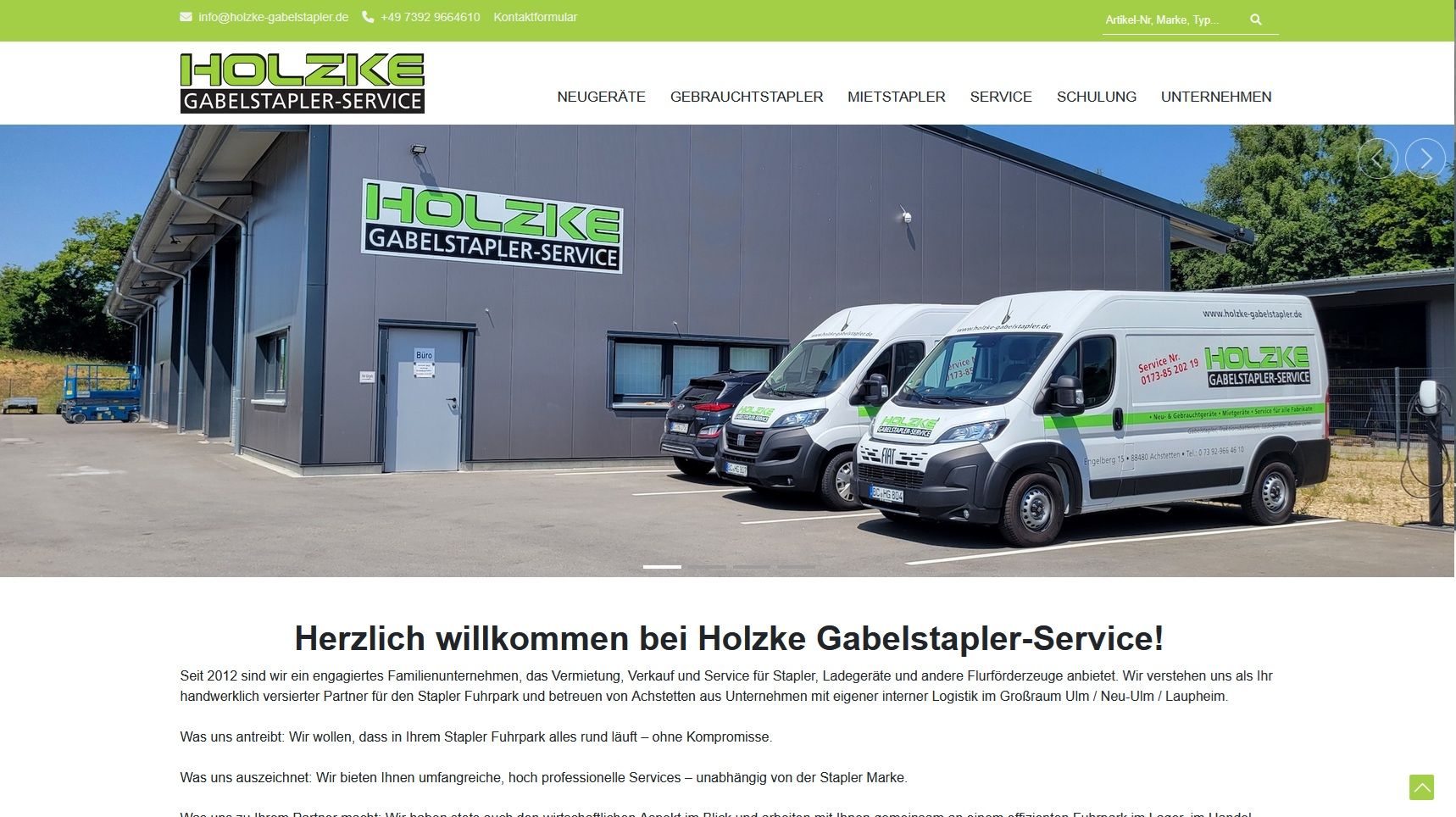 Holzke Gabelstapler-Service