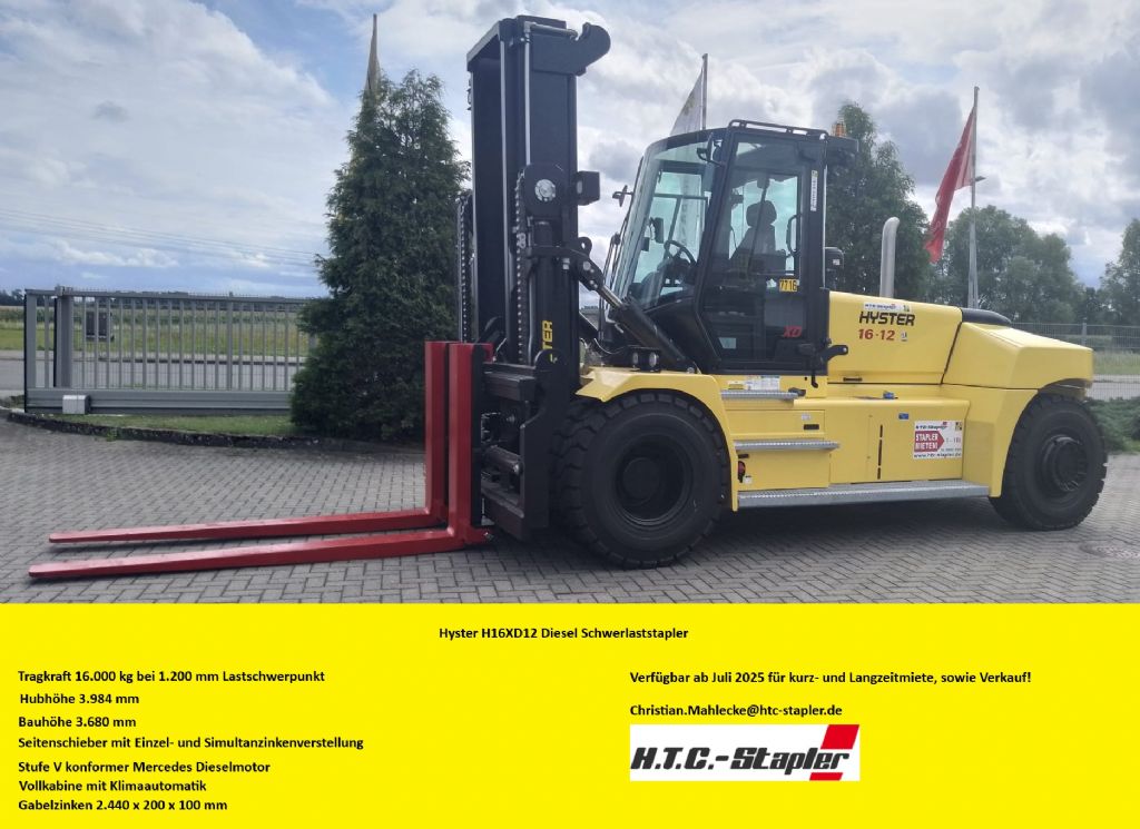 Hyster-H16XD12-Schwerlaststapler - Diesel-www.htc-stapler.de