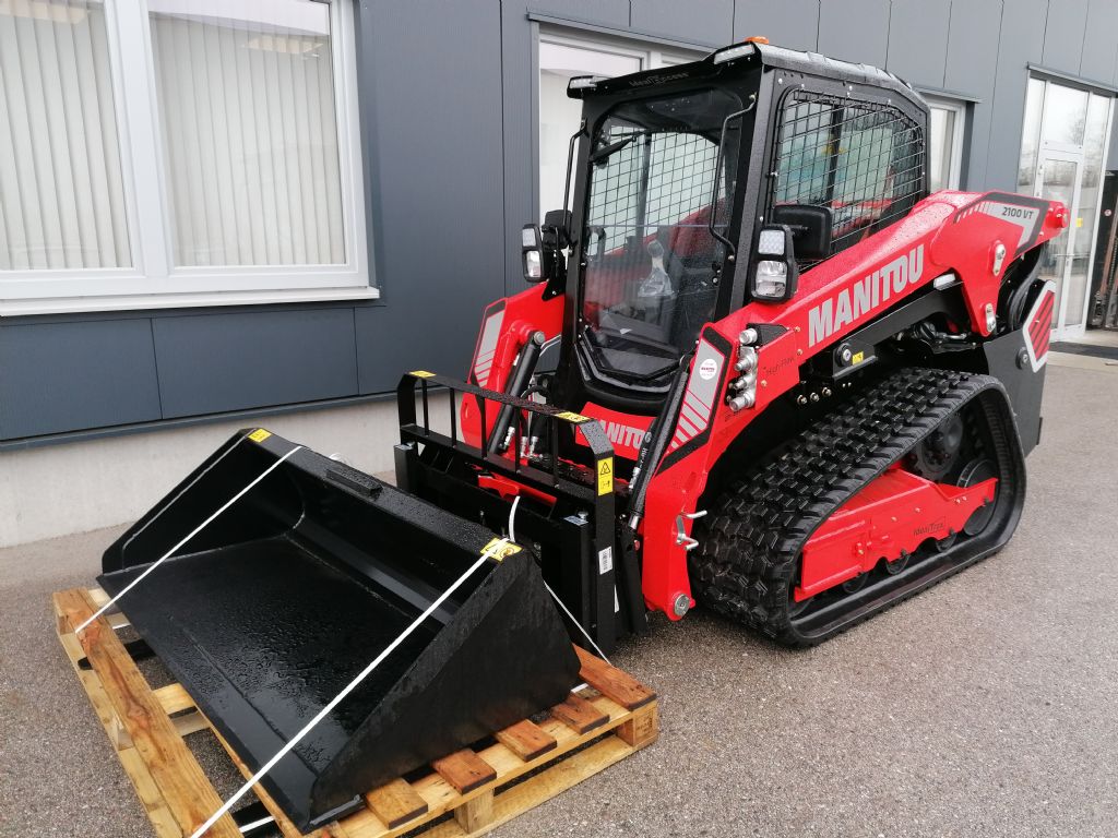 Manitou 2100 VT Vertikalhub Vorführmaschine Kompaktraupenlader www.huh-staplerservice.at