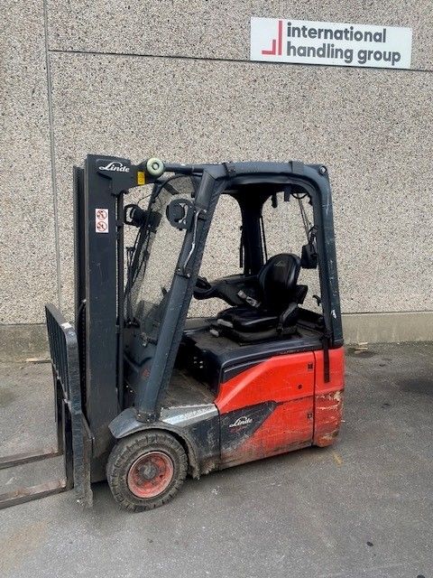 Linde E14-02 Electric 3-wheel forklift www.ihgroup.be