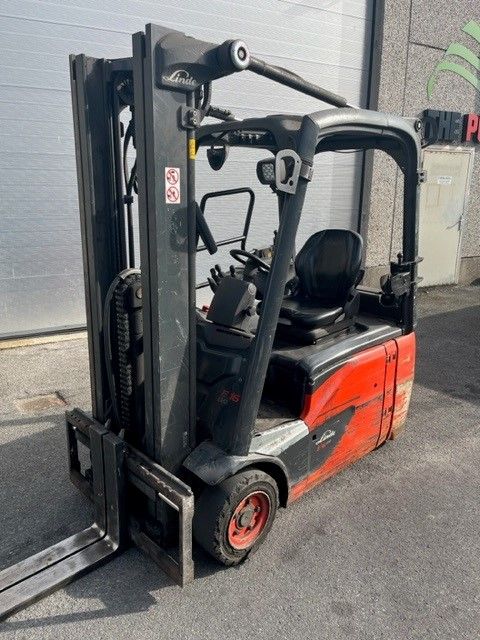 Linde E16-02 Electric 3-wheel forklift www.ihgroup.be